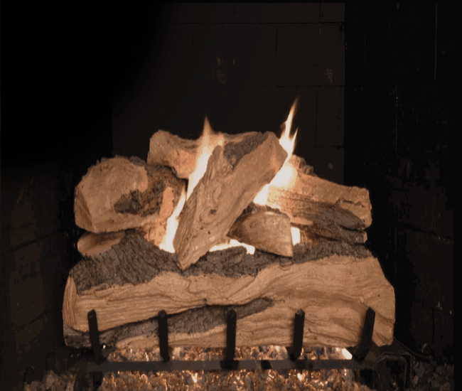 Real Fyre Outdoor Split Oak Designer Plus Gas Log Set Real Fyre Outdoor Split Oak Designer Plus Gas Log Set